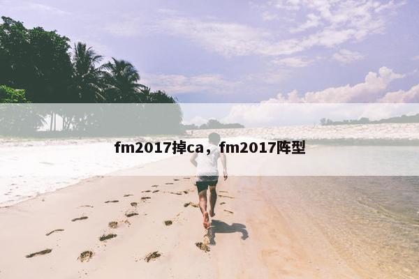 fm2017掉ca，fm2017阵型