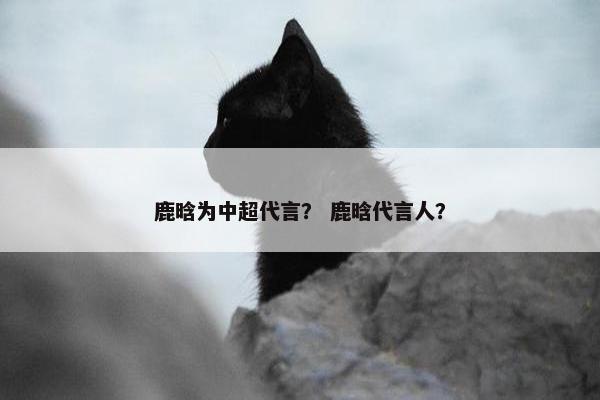 鹿晗为中超代言？ 鹿晗代言人？