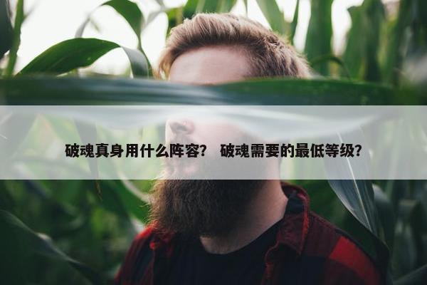 破魂真身用什么阵容？ 破魂需要的最低等级？