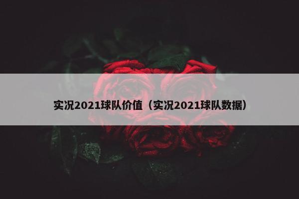 实况2021球队价值(实况2021球队数据) 实况2021球队价值(实况2021球队数据)