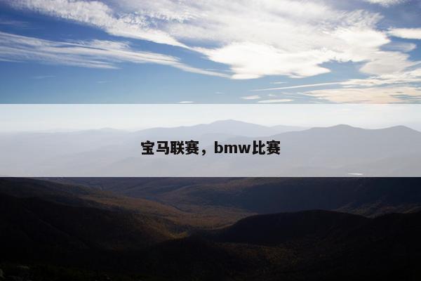宝马联赛，bmw比赛