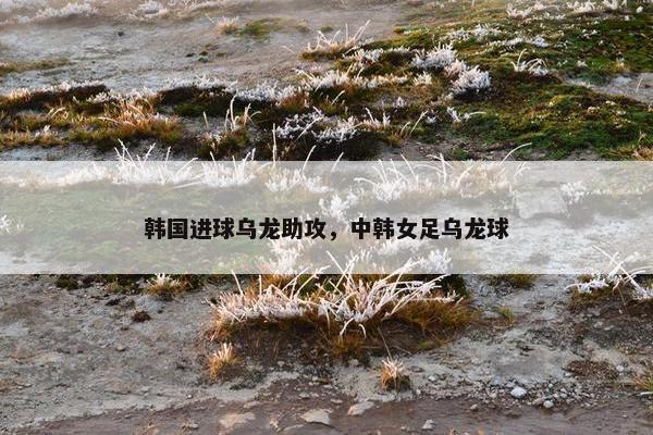 韩国进球乌龙助攻，中韩女足乌龙球