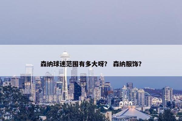 森纳球迷范围有多大呀? 森纳服饰? 森纳球迷范围有多大呀? 森纳服饰?
