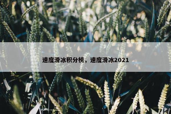 速度滑冰积分榜，速度滑冰2021