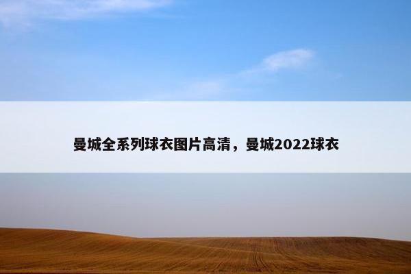 曼城全系列球衣图片高清，曼城2022球衣