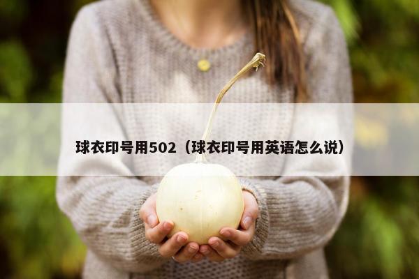 球衣印号用502（球衣印号用英语怎么说）