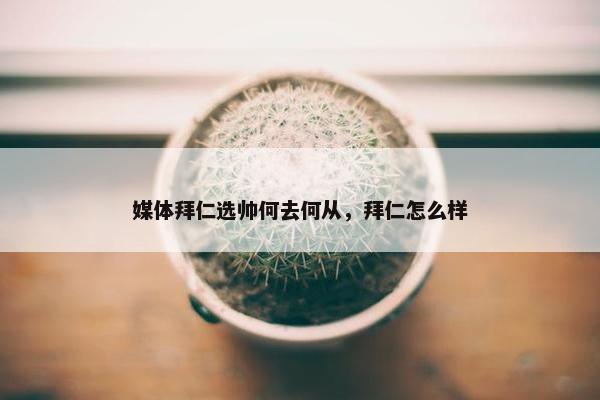 媒体拜仁选帅何去何从，拜仁怎么样