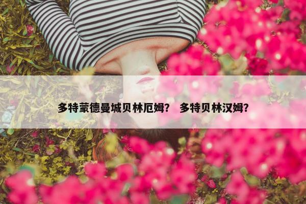 多特蒙德曼城贝林厄姆？ 多特贝林汉姆？
