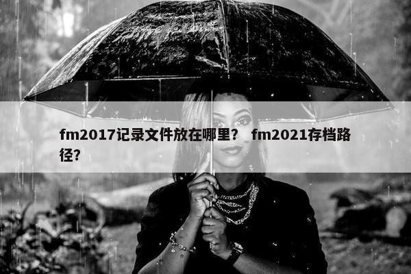 fm2017记录文件放在哪里？ fm2021存档路径？
