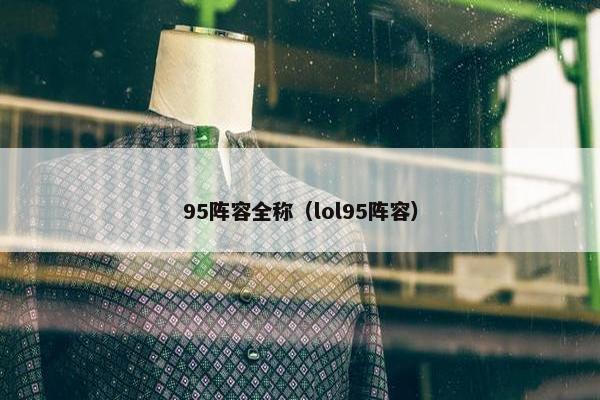 95阵容全称（lol95阵容）