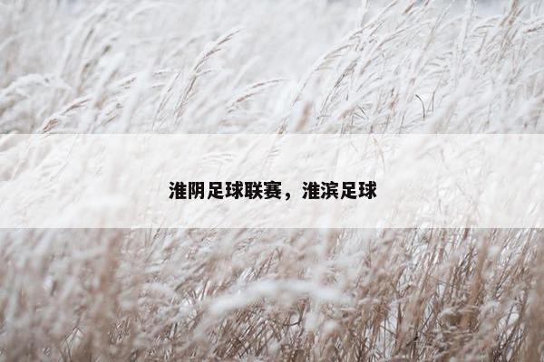 淮阴足球联赛，淮滨足球