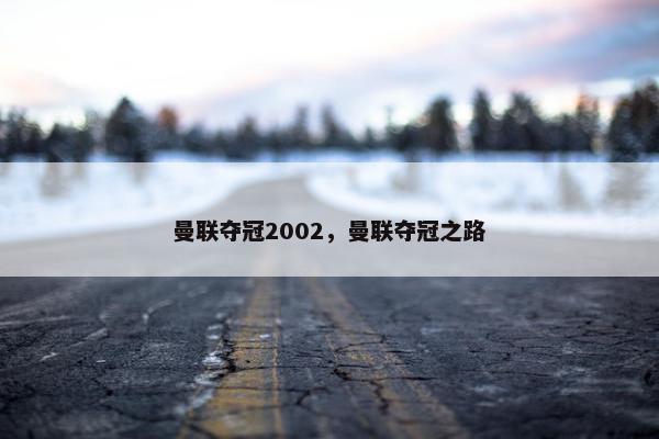 曼联夺冠2002,曼联夺冠之路 曼联夺冠2002,曼联夺冠之路