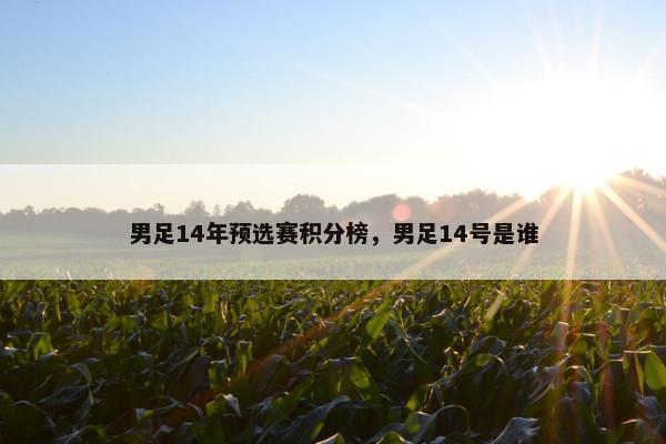 男足14年预选赛积分榜，男足14号是谁