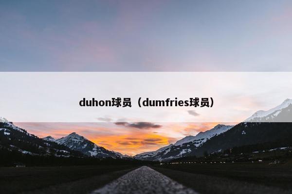 duhon球员（dumfries球员）