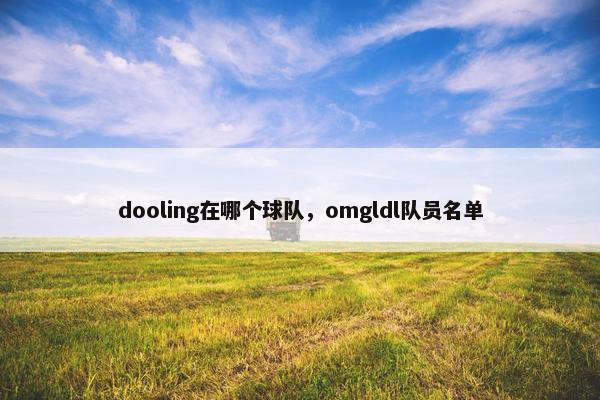 dooling在哪个球队，omgldl队员名单