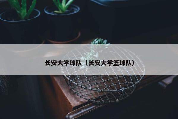 长安大学球队（长安大学篮球队）