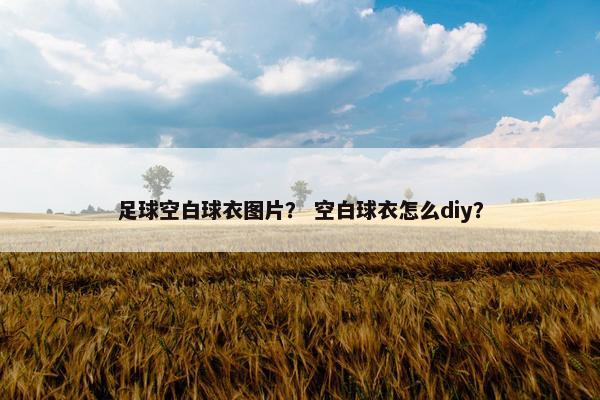 足球空白球衣图片？ 空白球衣怎么diy？