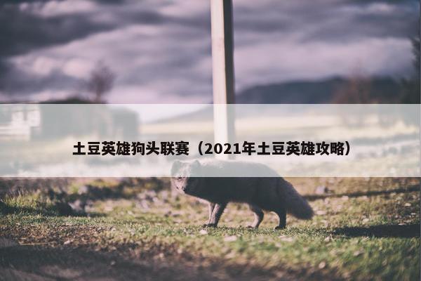 土豆英雄狗头联赛（2021年土豆英雄攻略）