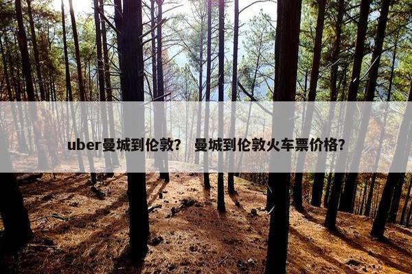 uber曼城到伦敦？ 曼城到伦敦火车票价格？