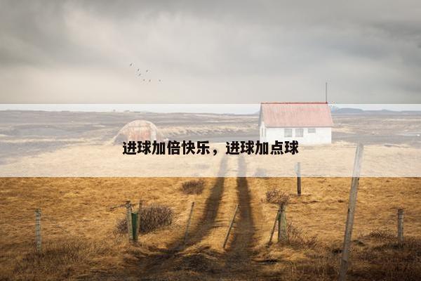 进球加倍快乐，进球加点球