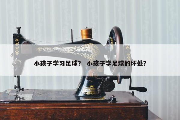 小孩子学习足球？ 小孩子学足球的坏处？