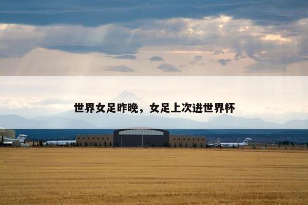 世界女足昨晚,女足上次进世界杯 世界女足昨晚,女足上次进世界杯