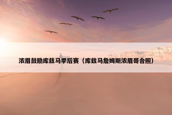 浓眉鼓励库兹马季后赛（库兹马詹姆斯浓眉哥合照）