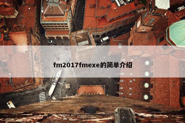 fm2017fmexe的简单介绍