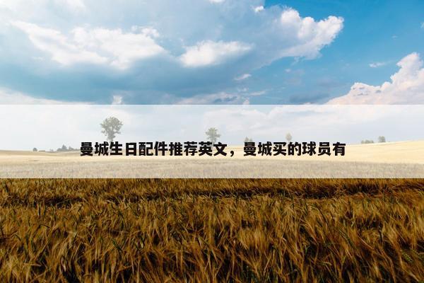 曼城生日配件推荐英文，曼城买的球员有