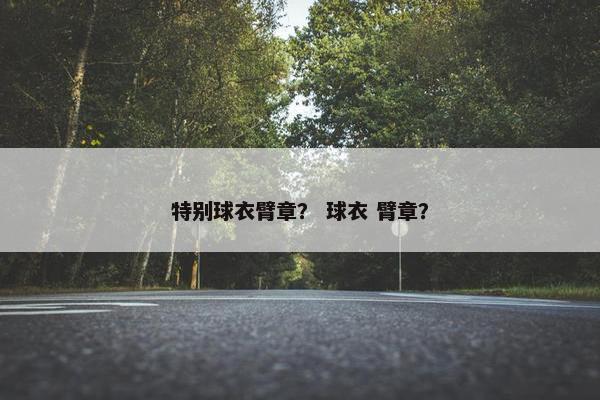 特别球衣臂章？ 球衣 臂章？