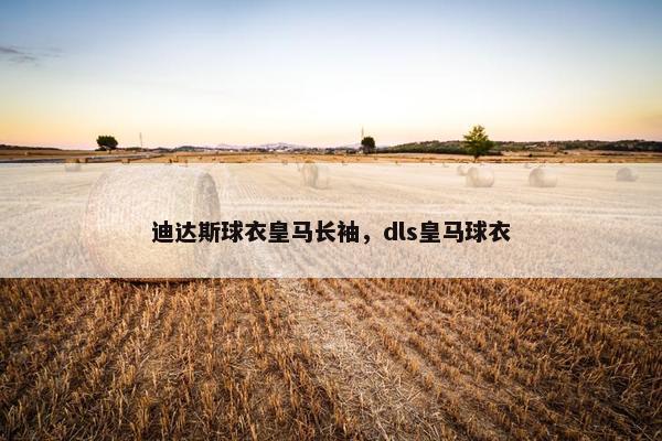 迪达斯球衣皇马长袖，dls皇马球衣