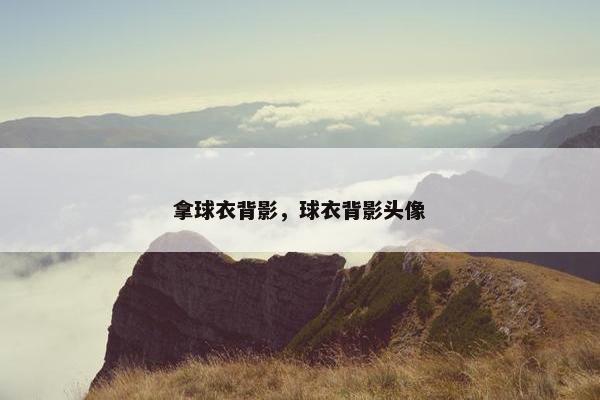 拿球衣背影，球衣背影头像