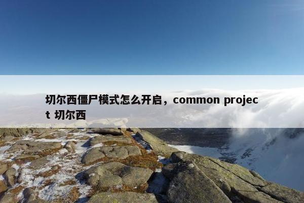 切尔西僵尸模式怎么开启，common project 切尔西