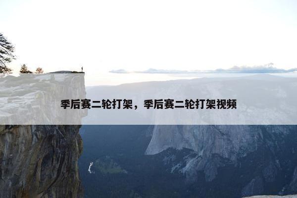 季后赛二轮打架，季后赛二轮打架视频