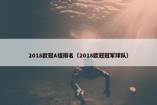2018欧冠A组排名（2018欧冠冠军球队）