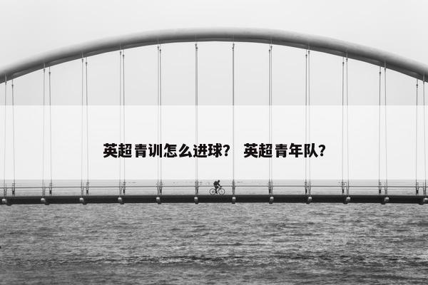 英超青训怎么进球? 英超青年队? 英超青训怎么进球? 英超青年队?