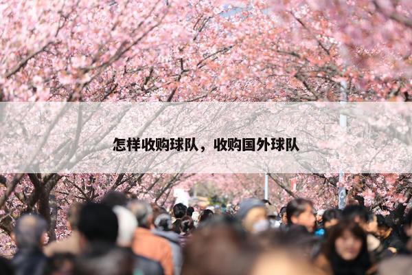 怎样收购球队，收购国外球队
