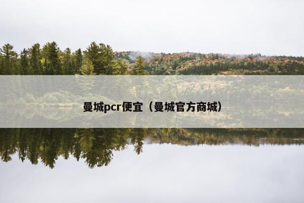 曼城pcr便宜(曼城官方商城) 曼城pcr便宜(曼城官方商城)