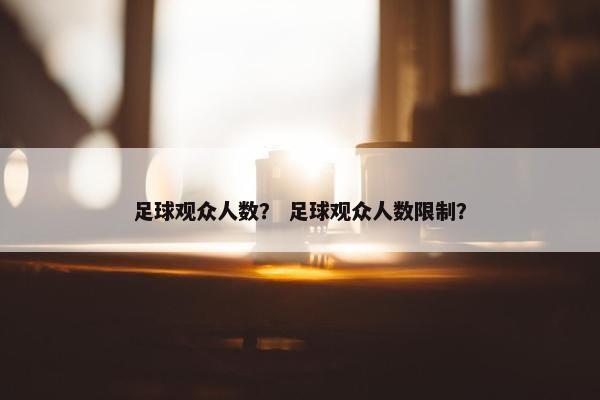 足球观众人数？ 足球观众人数限制？