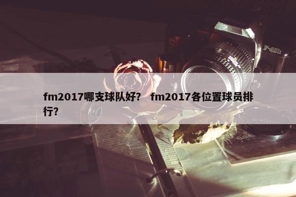fm2017哪支球队好？ fm2017各位置球员排行？