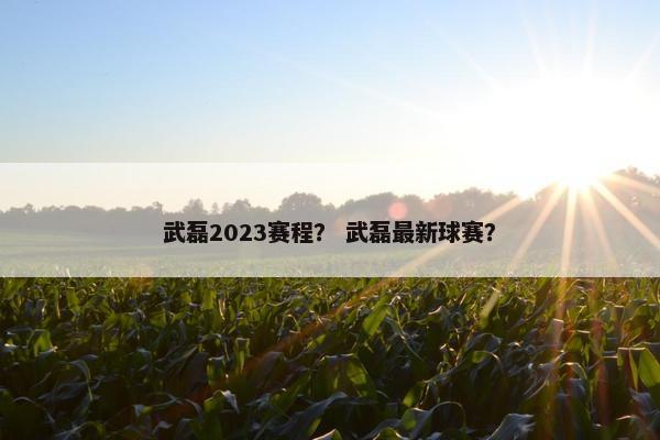 武磊2023赛程? 武磊最新球赛? 武磊2023赛程? 武磊最新球赛?