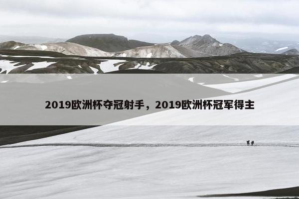 2019欧洲杯夺冠射手，2019欧洲杯冠军得主